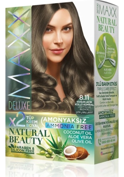 Maxx Deluxe Set Boya Natural Beauty 8.11 Yoğun Açık Küllü Kumra (530345564)
