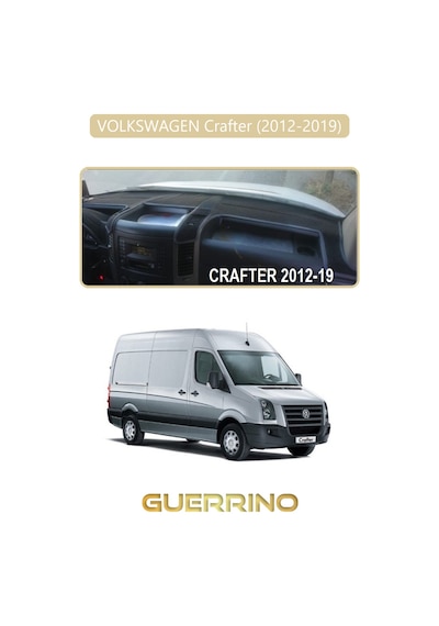 Volkswagen Crafter 2012-2019 Torpido Koruma Halısı Bej Kenar