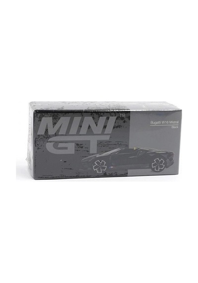 Mini Gt 1/64 Bugatti W16 Mistral Black