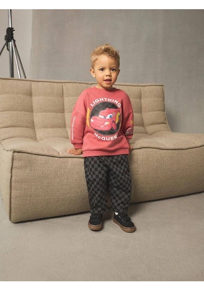 Miniko Kids Lucco Erkek Çocuk Şimşek Modelli 3 İplik Şardonsuz Eşofman Takımı Turuncu