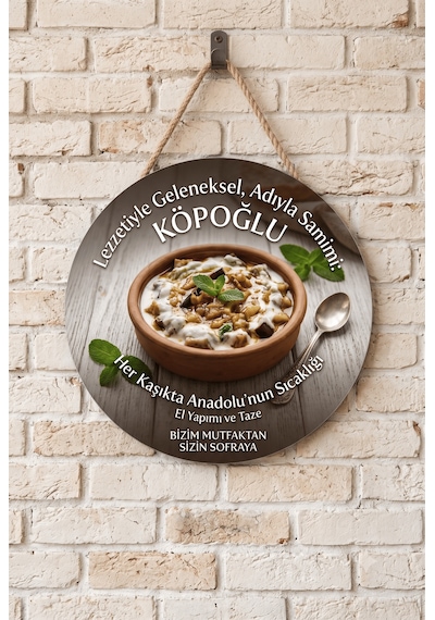 Köpoğlu Meze Temalı Restoranlar Şarküteriler Balıkçılar İçin Ahşap Duvar Kapı Dekoratif Süs Tablo