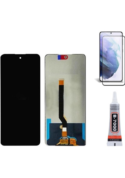 Tecno Pova 2 Ekran Lcd Dokunmatik B7000 15ml Yapıştırıcı Ve Kırılmaz Cam İle Beraber Yc
