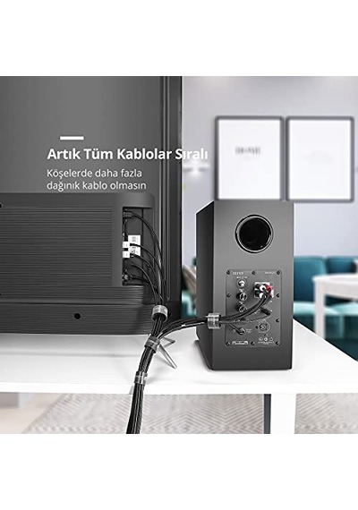 Ugreen Kablo Düzenleyici Cırt Band, 5 Metre