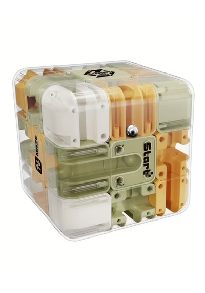 3d Labirent Küp - Zeka Küpü Bulmacalı Rubik Küp