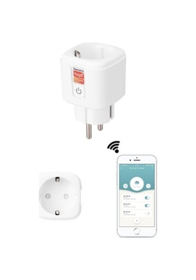 16a Beyaz Akıllı Priz, Wi-fi Ve Çocuk Korumalı