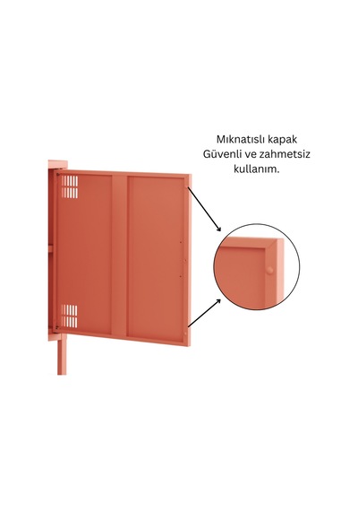 Tv Ünitesi, Tv Dolabı,2 Kapaklı, Açık Raflı 130,50 X 40 X 64,50 Cm Ral 3022 Somon Tv Ünitesi, Tv Dolabı,2 Kapaklı, Açık Raflı 130,50 X 40 X 64,50 Cm Ral 3022 Somon