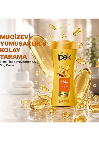 İpek Provitamin B5 Tüm Saçlar İçin Saç Kremi 480 Ml X 4 Adet PKT.IPEK.022