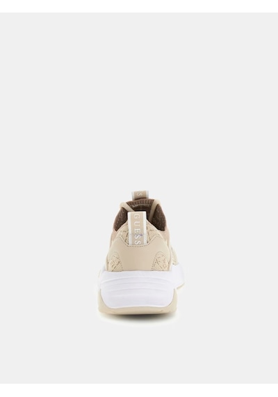 Guess Genga Kadın Sneaker Ayakkabı Flpgenfam12 Bej