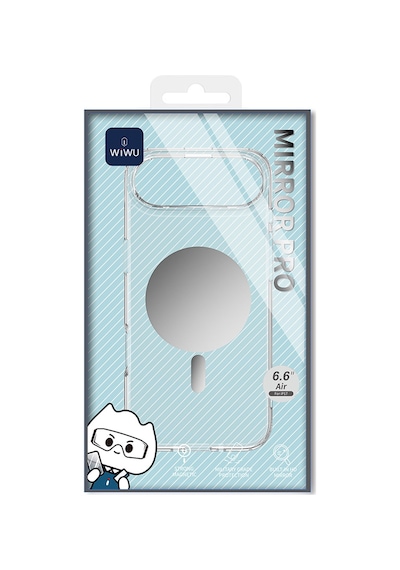 Apple Uyumlu iPhone 17 Air Kılıf M-safe Şarj Özellikli Wiwu Mcc-701 Aynalı Pro Serisi Sert Pc Kapak Şeffaf Apple Uyumlu iPhone 17 Air Kılıf M-safe Şarj Özellikli Wiwu Mcc-701 Aynalı Pro Serisi Sert Pc Kapak Şeffaf