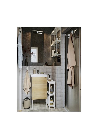 Ikea Vesken Servis Arabası, Beyaz, 54x18x71 Cm