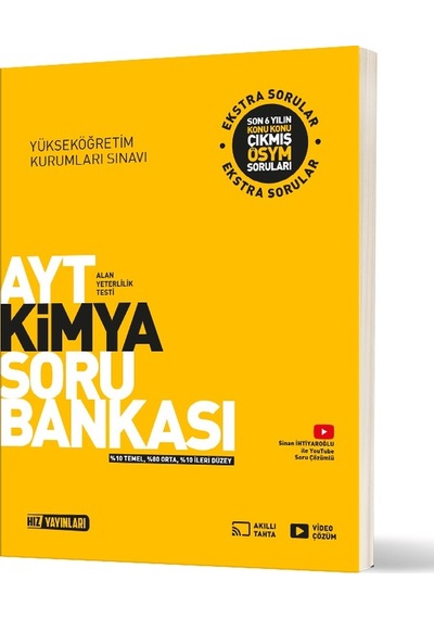 Hız 2025 Ayt Kimya Soru Bankası