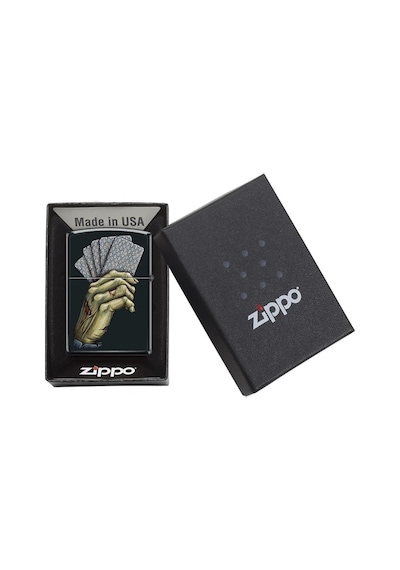 Zippo Dead Mans Hand Design Çakmak Çok Renkli