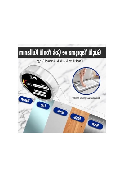 Çift Taraflı Yapışkan Nano Bant, Ekstra Güçlü Ve Yıkanabilir Diğer