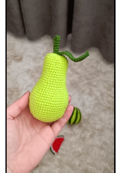 Amigurumi Armut Oyuncak Örme Meyve Dukakidstoys