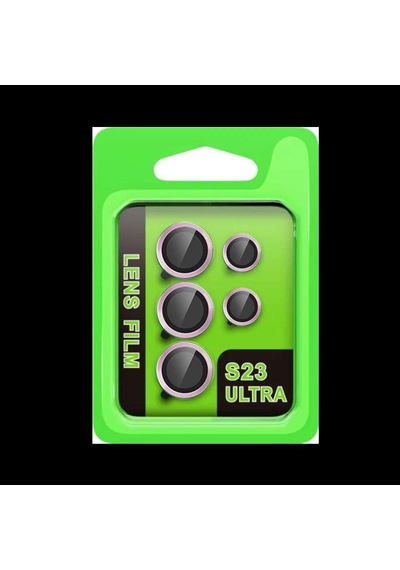 Galaxy S23 Ultra Raze Metal Kamera Lens - Lila Diğer