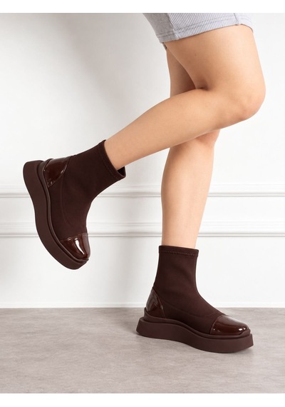Dabab Shoes Kadın Acı Kahve Strej Dalgıç Maxi Model Rugan Detaylı Kalın Poli Taban Bot Kahverengi Dabab Shoes Kadın Acı Kahve Strej Dalgıç Maxi Model Rugan Detaylı Kalın Poli Taban Bot Kahverengi