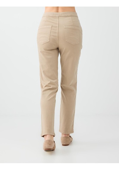 Jimmy Key Taş Yüksek Bel Cep Detaylı Tensel Pantolon 6ww188299928