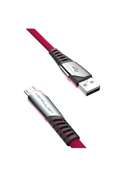 Konfulon Dc16 Micro Usb Kablo 1m 2.4a - Kırmızı -