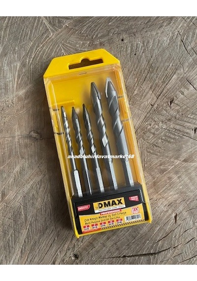 Dmax Pro Çok Amaçlı Uç Seti Ahşap Metal Sac Mermer Delme Ucu 6-12 5pcs