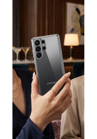 Samsung Galaxy S26 Ultra İçin Uyumlu Darbe Emici Yumuşak Ultra İnce Sararmaz Şeffaf Kılıf