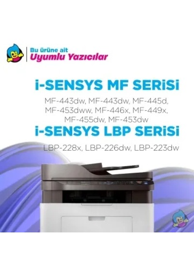 Canon Crg-057 Uyumlu Toner 10'lu Paket Çipli / Lbp223 / Lbp226 / Lbp228x / Mf443 / Mf445 / Mf446 / Mf449 / Mf453 / Mf455