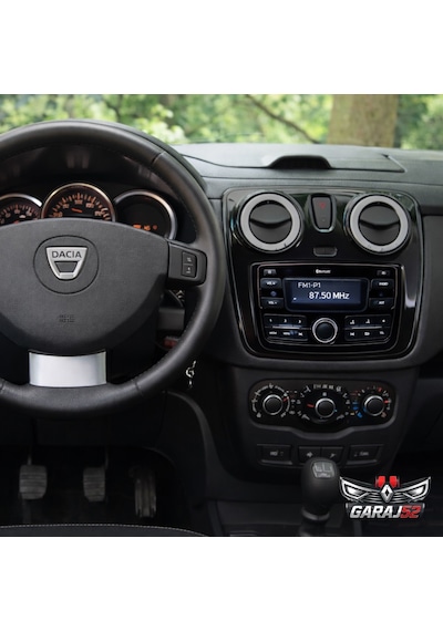Dacia Duster Uyumlu  Radyo Teyp Cd Siz Yeni Versiyon Beyaz Ekranlı 280218771r