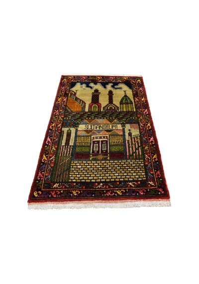 Zehra Abla Halı El Dokuması Sultan Selim Konya Mevlana Yün Halı 5734 Renkli