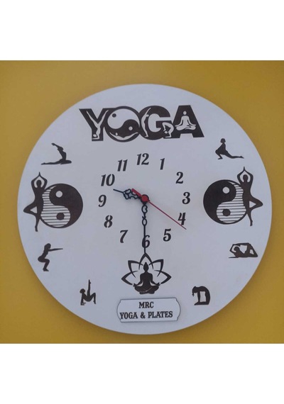 İş Yeri İçin Kişiye Özel İsim Yazılı Yoga & Plates Siyah