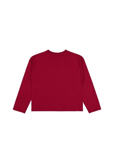 Civil Girls Be Yourself Baskılı 10-13 Yaş Sweatshirt Bordo