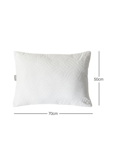 Ocean Home Textile 900 Gr Kapitoneli Silikon Yastık 50 X 70 Cm Beyaz