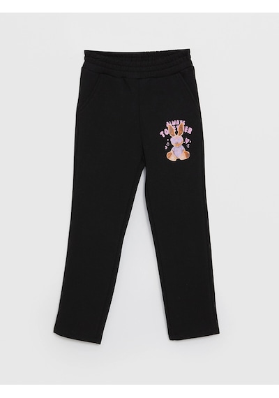 LC Waikiki Lcw Kids Siyah Beli Lastikli Baskılı Kız Çocuk Eşofman Altı New Blakız Çocuk LC Waikiki Lcw Kids Siyah Beli Lastikli Baskılı Kız Çocuk Eşofman Altı New Blakız Çocuk
