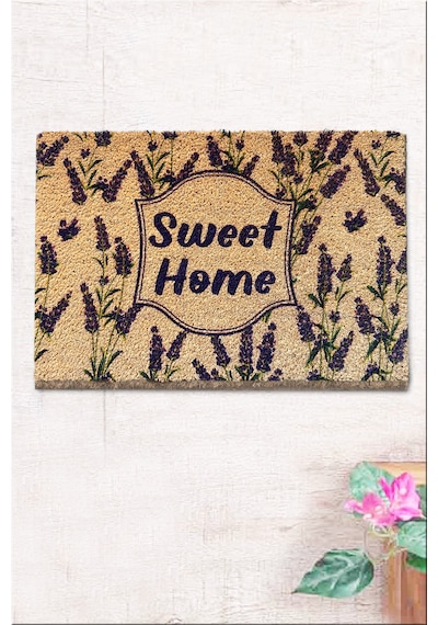 Co Co Nardos Sweet 40x60 cm Doğal Ko ko Kıl paspas,Hindistan Naturel Kapı Önü Paspası