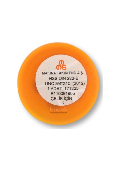 Mte Unc 3/4 Pafta Normal Vidalı Hss Dın 223/b