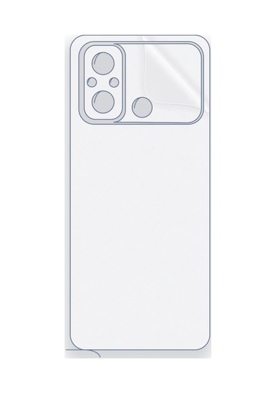 Schitec Xiaomi Poco C55 Uyumlu Arka Yüzey Hidrojel Koruyucu Film 92159155