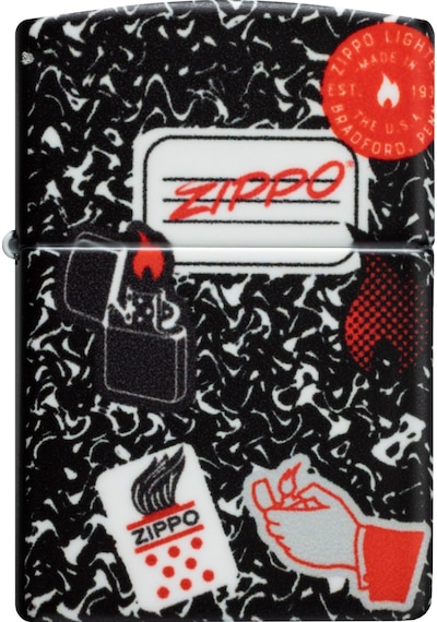 Zippo 49352 Zippo Notebook Design Çakmak Çok Renkli