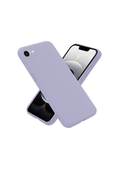 Apple Uyumlu   iPhone 16e Kılıf Nano İçi Kadife Silikon - Lila