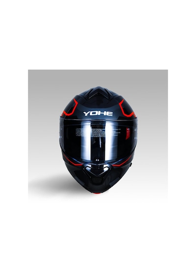 Yohe 935SV Çift Vizör Çene Açılır Motosiklet Kaskı Parlak Turuncu