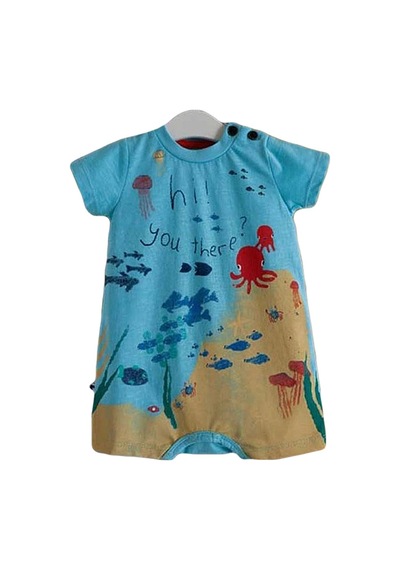 Caramell Bebek Tulumu - Te4950 Aquarium - Mint Gri
