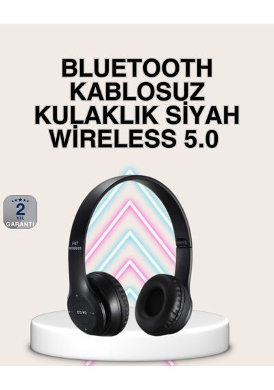 Katlanabilir Tasarımlı Bluetooth 5.0 Kulaklık Eller Serbest Arama Ve Çift Cihaz Desteği