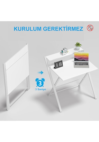 Bodo Metal Ayaklı Laptop Masası Katlanır Çalışma Masası Raflı Masa Katlanır Laptop Sehpası Siyah-çam Bodo Metal Ayaklı Laptop Masası Katlanır Çalışma Masası Raflı Masa Katlanır Laptop Sehpası Siyah-çam