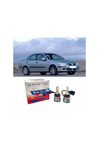 Nissan Almera Led Xenon Uzun Far Ampulü H1 Duo Yeni Seri Beyaz 2001-2004