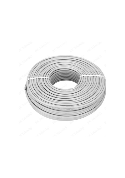 CCTV 0.22mm 2+1 Güvenlik Kamerası Kablosu 100 Metre