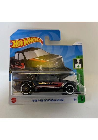 Hot Wheels Ford F-150 Lightning Custom 5/10 37/250 Model Araba
