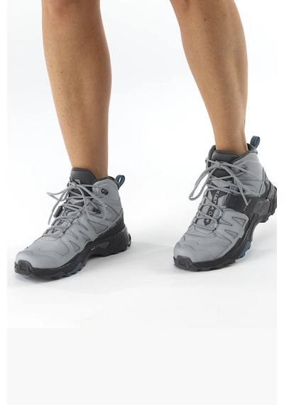 Salomon X Ultra 4 Mid Gtx Su Geçirmez Outdoor Bot Açık Gri / Siyah