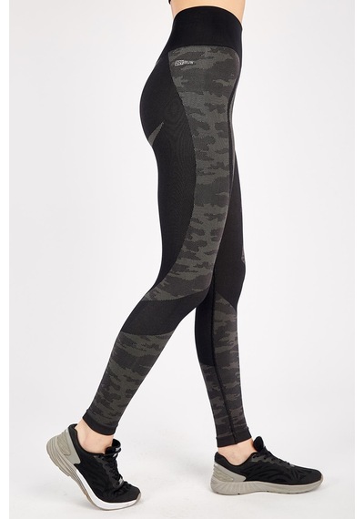 Maraton Active Slimfit Kadın Fitness Siyah Tayt 812081-siyah Siyah