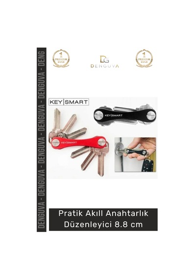 Anahtarlıkdüzenleyici Dayanıklı Alüminyum Gövde Paslanmaz Çelik Pratik Kompakt Akıllı Anahtarlık Dü