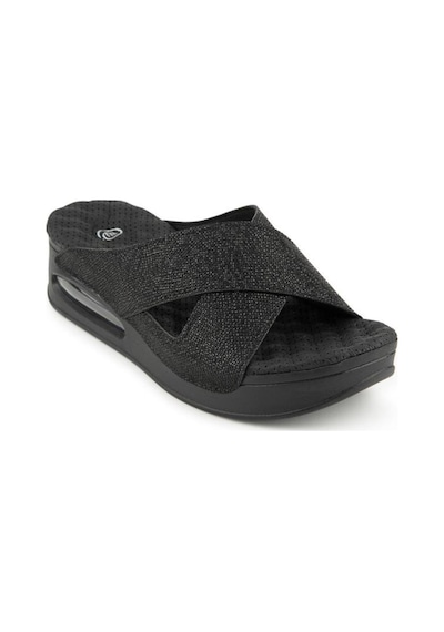 Muya Fly 31169-430 Air Max Anatomik Taban Kadın Terlik Desenli Siyah 36-40 Siyah