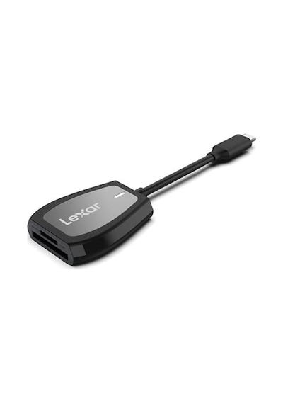 Lexar Lrw470u Usb Type-c Çift Yuvalı Kart Okuyucu