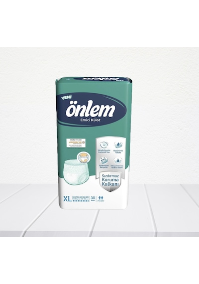 Önlem Emici Külot Yetişkin Hasta Bezi XL Beden 30'Lu