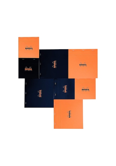 Rhodia Kareli Bloknot, Siyah, 148x148 Mm